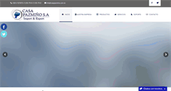 Desktop Screenshot of casapazmino.com.ec